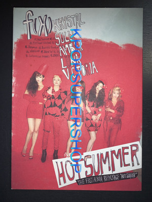 f(x) 1st Album Repackage Hot Summer CD Photobook Great Rare OOP FX