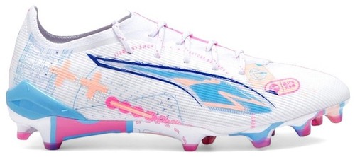 haname Puma Ultra 5 Ultimate FG Silver Yellow Sun Strick Men Soccer
