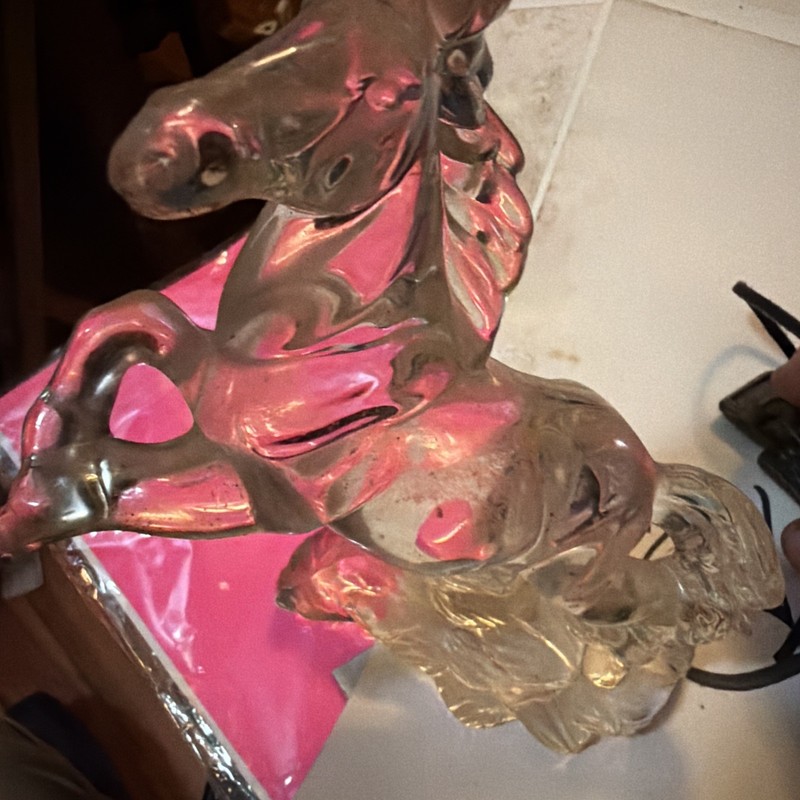 Wonders of the Wild Germany 24% Lead Crystal Horse Figurine