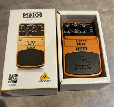 The Behringer 3-Mode SF300 Super Fuzz, Grunge And Gain Distortion Effects Pedal