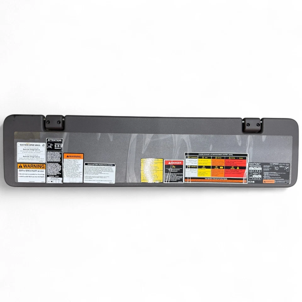 2015 Volvo VNL Left Driver Windshield Sun Visor TAN - Image 3 of 3