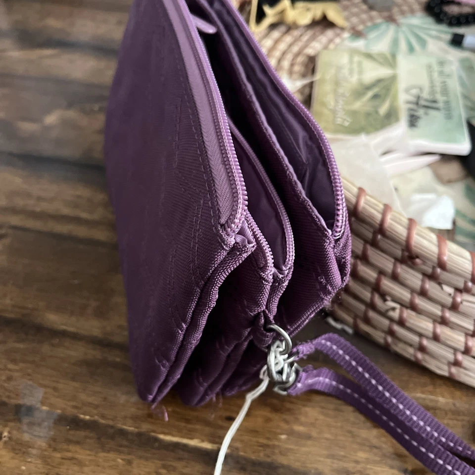 31 Monedero Organizador 31 Thirty One 7.5" Púrpura Lote de Almacenamiento Excelente 💜 Foto 4 de 4