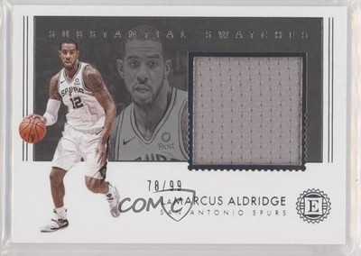 2018-19 Panini Encased Substantial Swatches 78/99 LaMarcus Aldridge #SW-LMA 0gq0