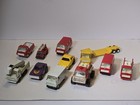 Vintage Pressed Steel Mini Tonka Trucks & Cars - 12 Total Made In Japan