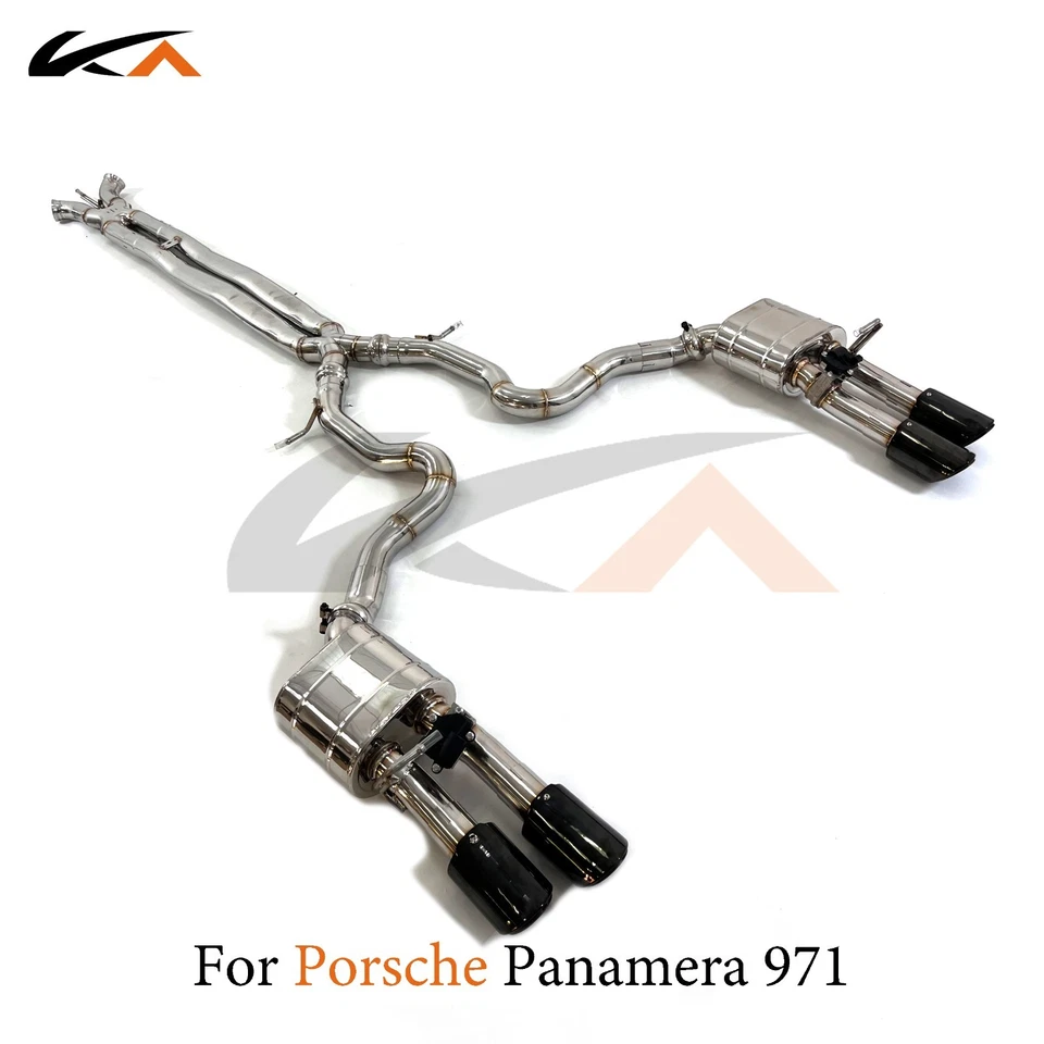 KA Exhaust Catback 适用于保时捷 Panamera 971 2.9T 钢制后部 — 第 3/4 张图片
