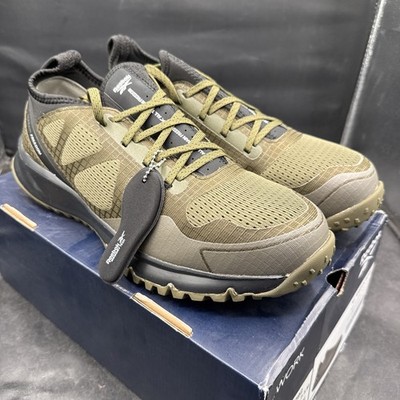 PICK SIZE - Reebok RB4092 Mens Olive Green All Terrain Running Steel Toe Shoes