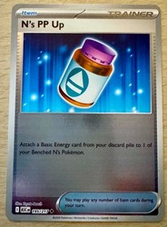 N's PP Up - 195/217 Reverse Holo - Mega Evolution: Ascended Heroes
