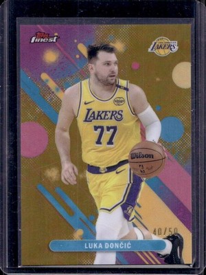 Luka Doncic 2025-26 Topps Finest #81 Gold Refractor /50