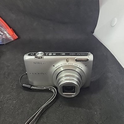 Nikon COOLPIX S6500 16.0MP Silver Digital Camera 16MP 12X Zoom WiFi No Charger#2