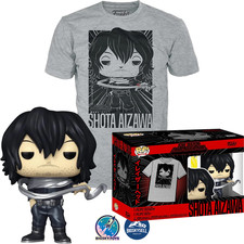 Funko POP! & Tee My Hero Academia SHOTA AIZAWA #375 Metálico XL NUEVO