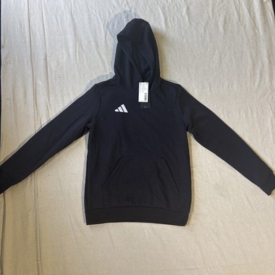 Adidas ENT26 Hoodie Youth Small Pullover Black New With Tags 004