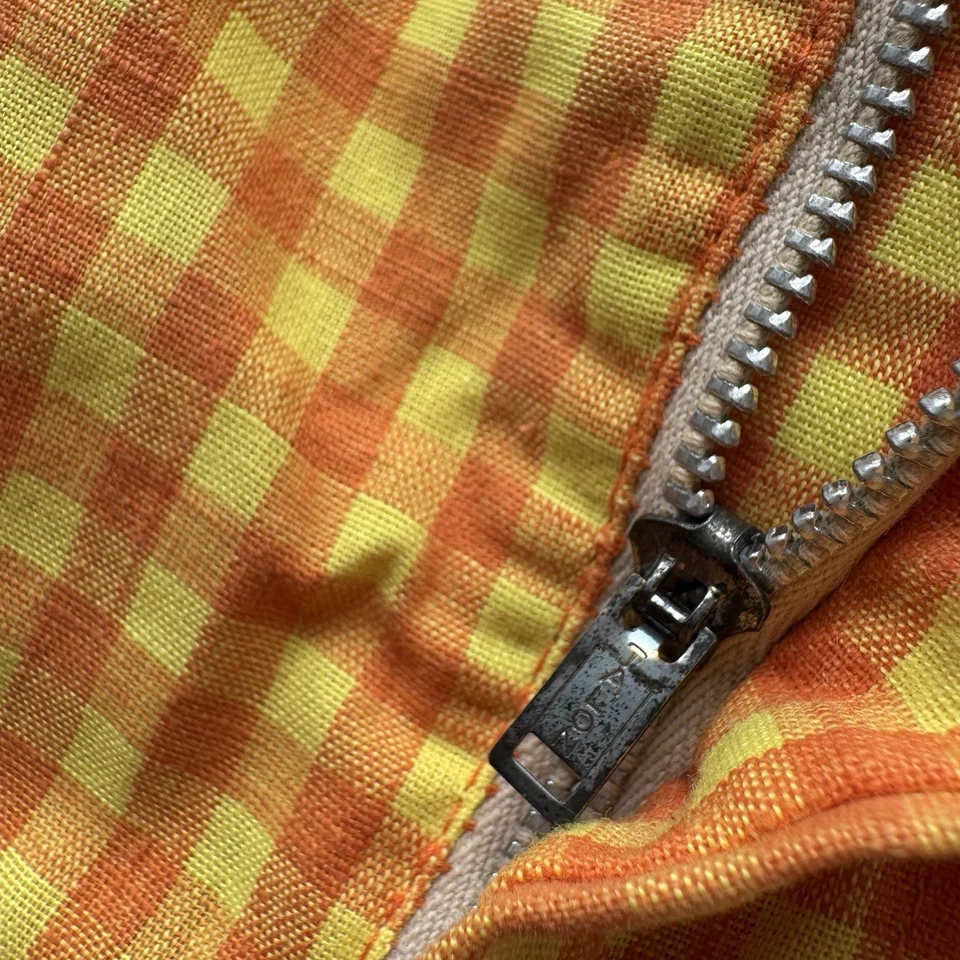 Pantalones cortos vintage para mujer H.I.S para ella años 60 a cuadros con cremallera de garra años 60 Foto 4 de 4