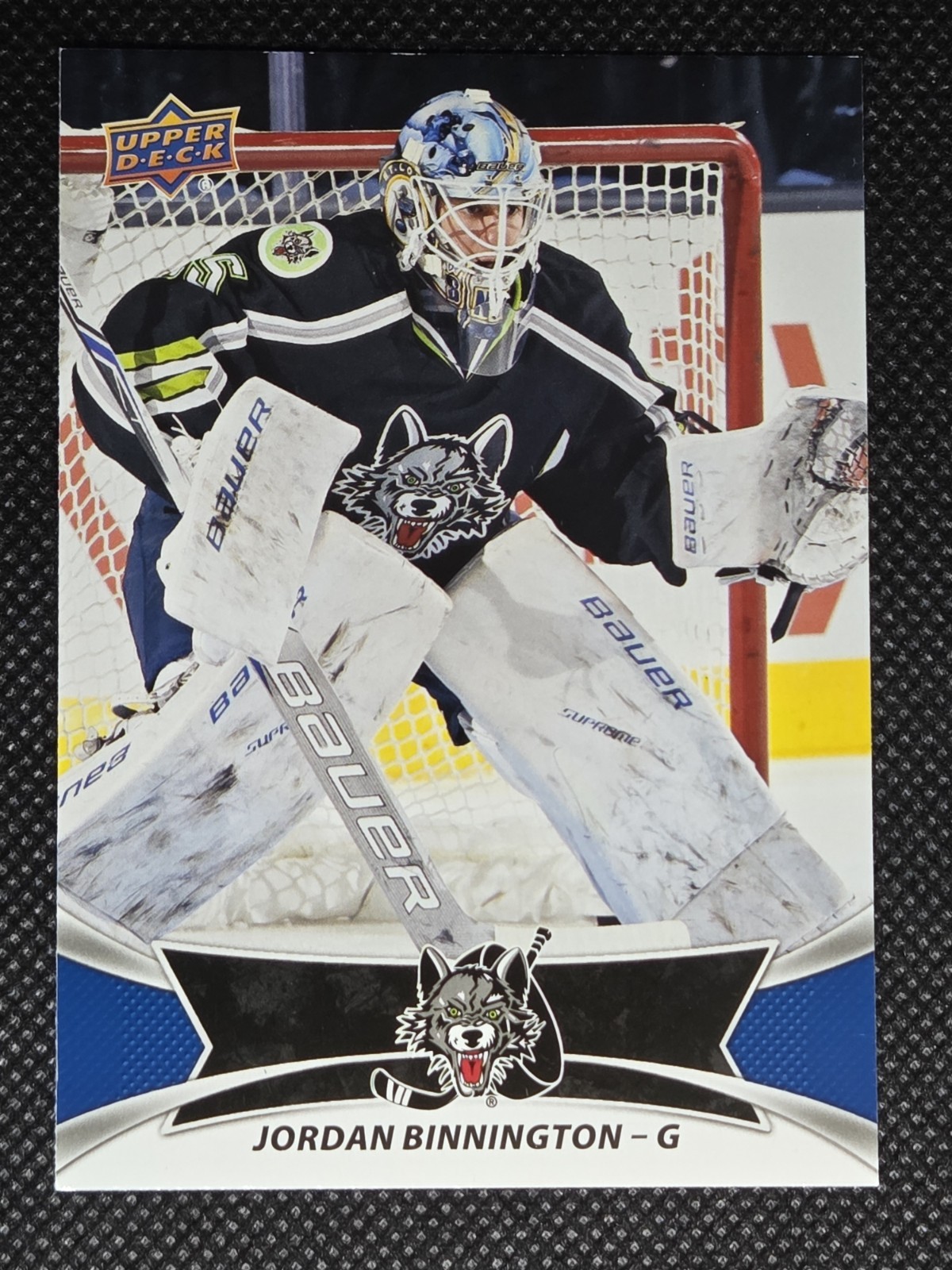2016-17 AHL Upper Deck #15 JORDAN BINNINGTON Chicago Wolves