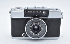 Olympus PEN EE-2 35mm Film Camera, Chrome, with 28mm f/3.5 D. Zuiko Lens