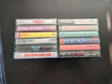 Cassette Tapes Lot Of 13 With Inserts And Case. See Picture For Artists