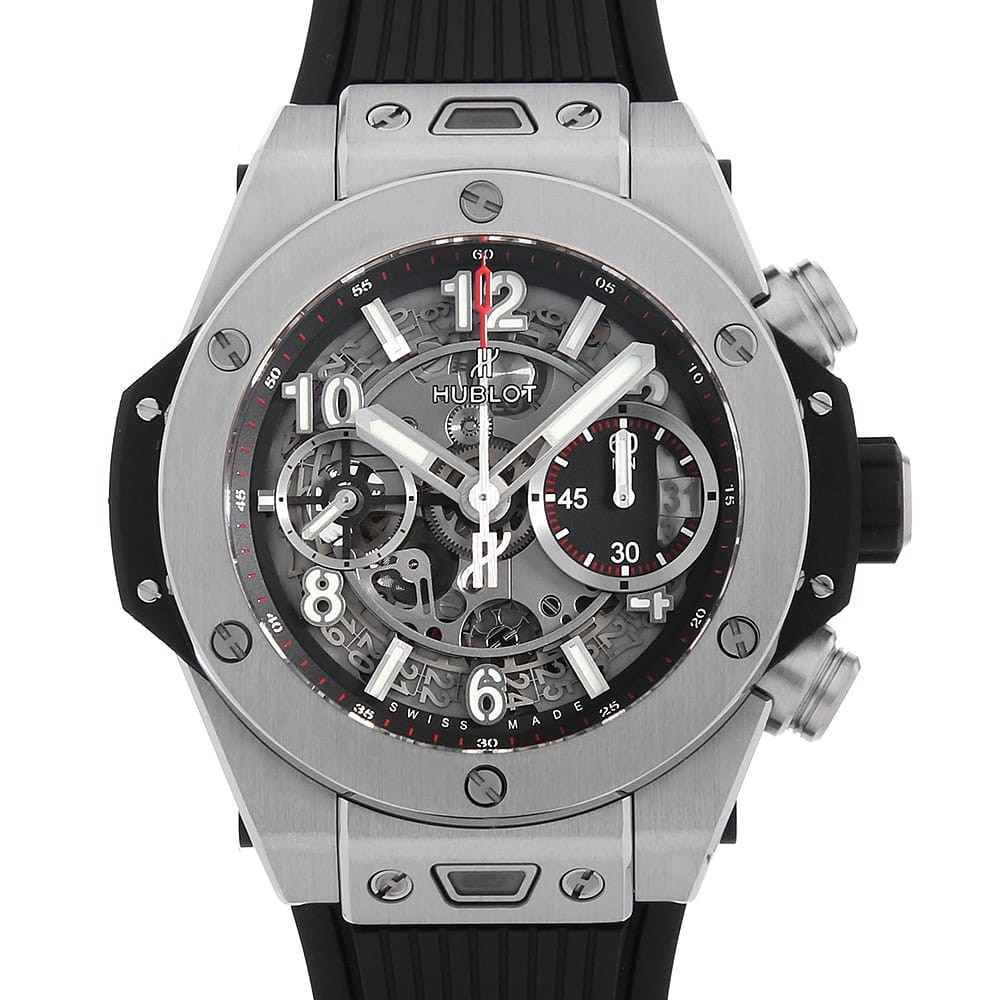 Bang hand mens second Unico 441.NX.1170.RX Titanium Big HUBLOT - vintagewatches.pk