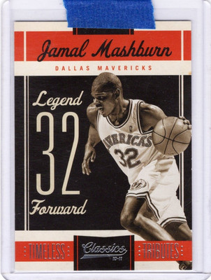 2010-11 Panini Classics #108 Jamal Mashburn  Timeless Tributes 23/250
