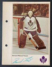 Bernard "Bernie" Parent 1971-72 Toronto Sun Photos (With Logo) - Maple Leafs Bernard "Bernie" Parent 1971-72 Toronto Sun Photos (With Logo) - Maple Leafs