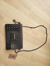 Carvela Black Studded Mini Shoulder Bag Chain Strap