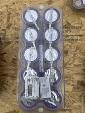 Bandeja completa de 10 vasos de soldadura exotérmicos Erico Cadweld Plus 250PLUSF20 - púrpura
