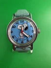 Vintage Blue Dial And Blue Band Snoopy Wristwatch By Timex RUNS