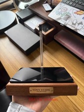 Custom 1/6 Scale Action Figure Black Walnut Wood Base Display Stand