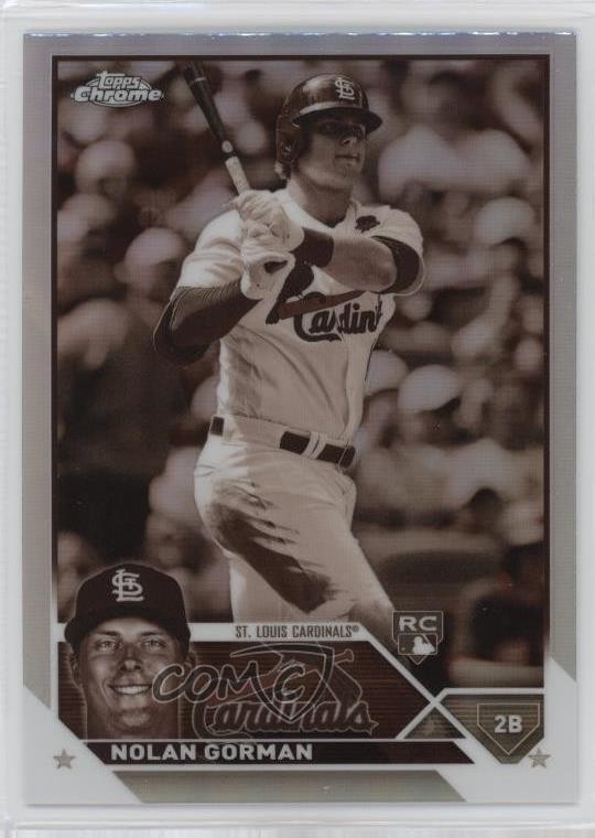 2023 Topps Chrome Sepia Refractor Nolan Gorman #192 0x4h