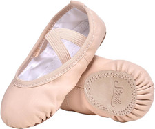 Ballet Shoes for Girls Toddler Soft Leather Split Sole Practice