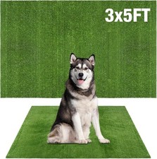 GLOBREEN Artificial Grass for Dogs Potty, 3FTx5FT Puppy 3FTX5FT, Green