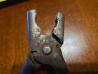 Vintage Unknown Pliers Cutters With Slot Screwdriver Handle pry Combo Stamped  — photo 3