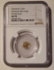 NGC MS70 (Undated) Gold American Bald Eagle Private Issue Coin 1/500 Gold
