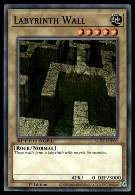 Labyrinth Wall 1st Edition Speed Duel GX: Midterm Paradox #SGX2-END02