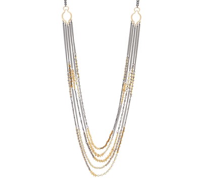 Joan Rivers Mixed Metal Layered 29'' Necklace with 3'' Extender