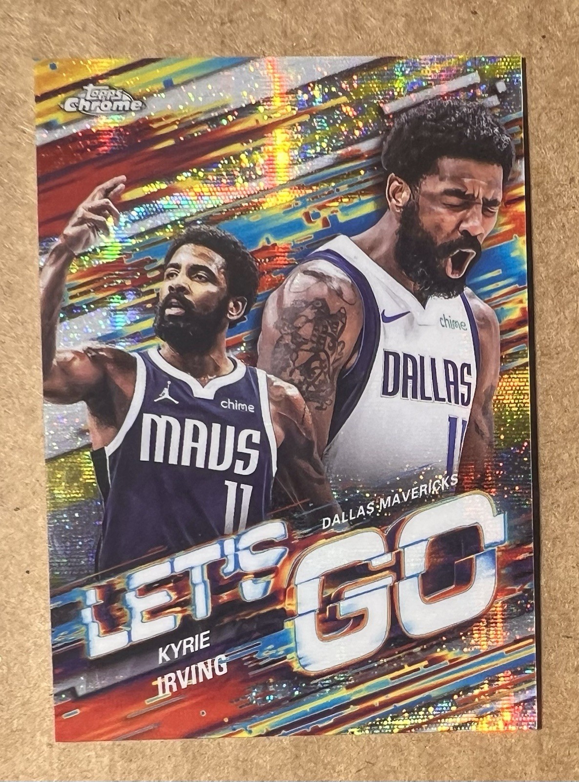 2025-26 Topps Chrome KYRIE IRVING Lets Go LET'S GO (LG-5) SSP Case Hit