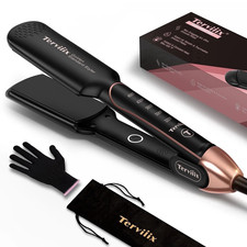 Professional Wide Flat Iron for Hair, 1.75" Ceramic Hair Straightener for Thick