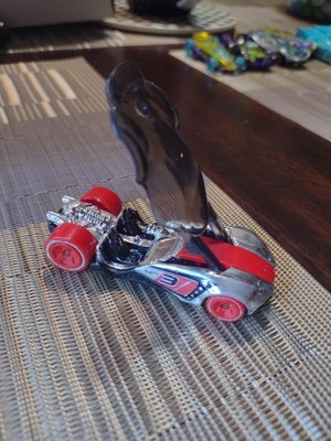 Hot Wheels: Sky Dome. Chrome/ Red. Lift Top. . B49