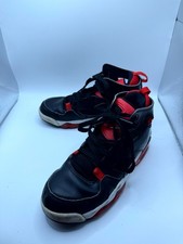 Air Jordan Flight Club 91 Bred DM1685-006 Kids 4.5 Sneaker Black Basketball Shoe