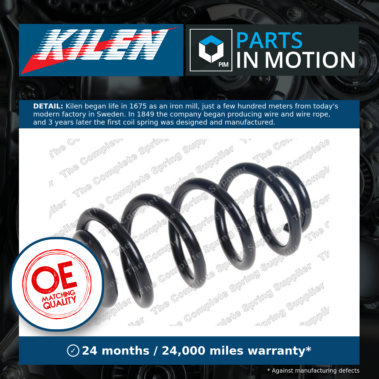 Kilen 51109 Rear Coil Spring Fits Bmw 2 Series X2 33536866765 33536866766 - Image 6