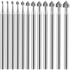 12Pc Cylinder Cone Shape Carving Burr Sets Jewelry Burr SetsShank Jewelry1489