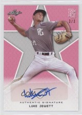 2020 Leaf Perfect Game National Showcase Pink 3/3 Luke Jewett #BA-LJ1 Auto 1u6