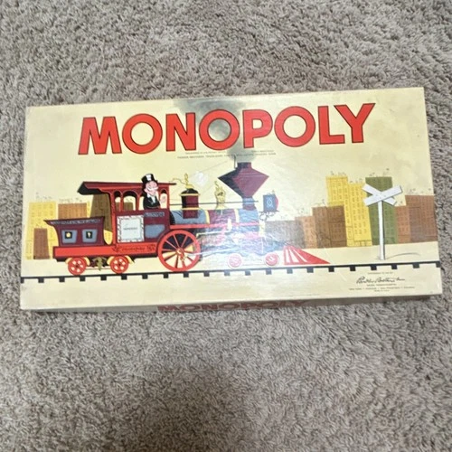 Monopoly Parker Brothers COMPLETE UNUSED Vintage Board Game Original Excellent