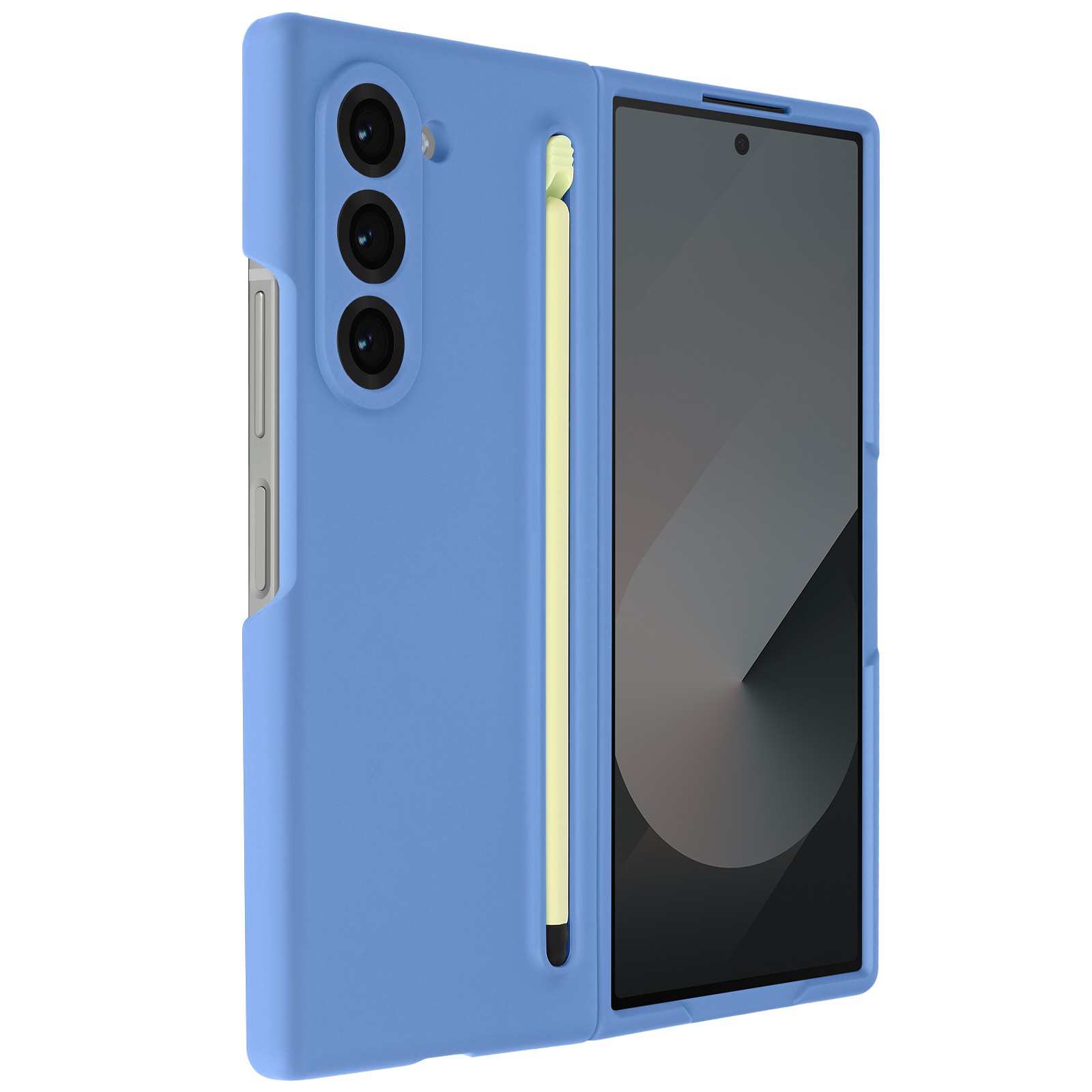 Coque Galaxy Z Fold6 Avizar stylet bleu pour éviter les rayures et faciliter les notes