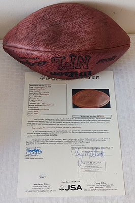 WALTER PAYTON Autographed Signed Wilson NFL Football JSA Sweetness Inscription