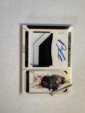 2019 Panini National Treasures Rookie Material Signatures Brandon Lowe #33 /49