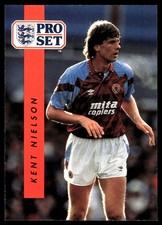 Kent Nielsen 1990-91 Pro Set English League #20 Aston Villa Soccer READ
