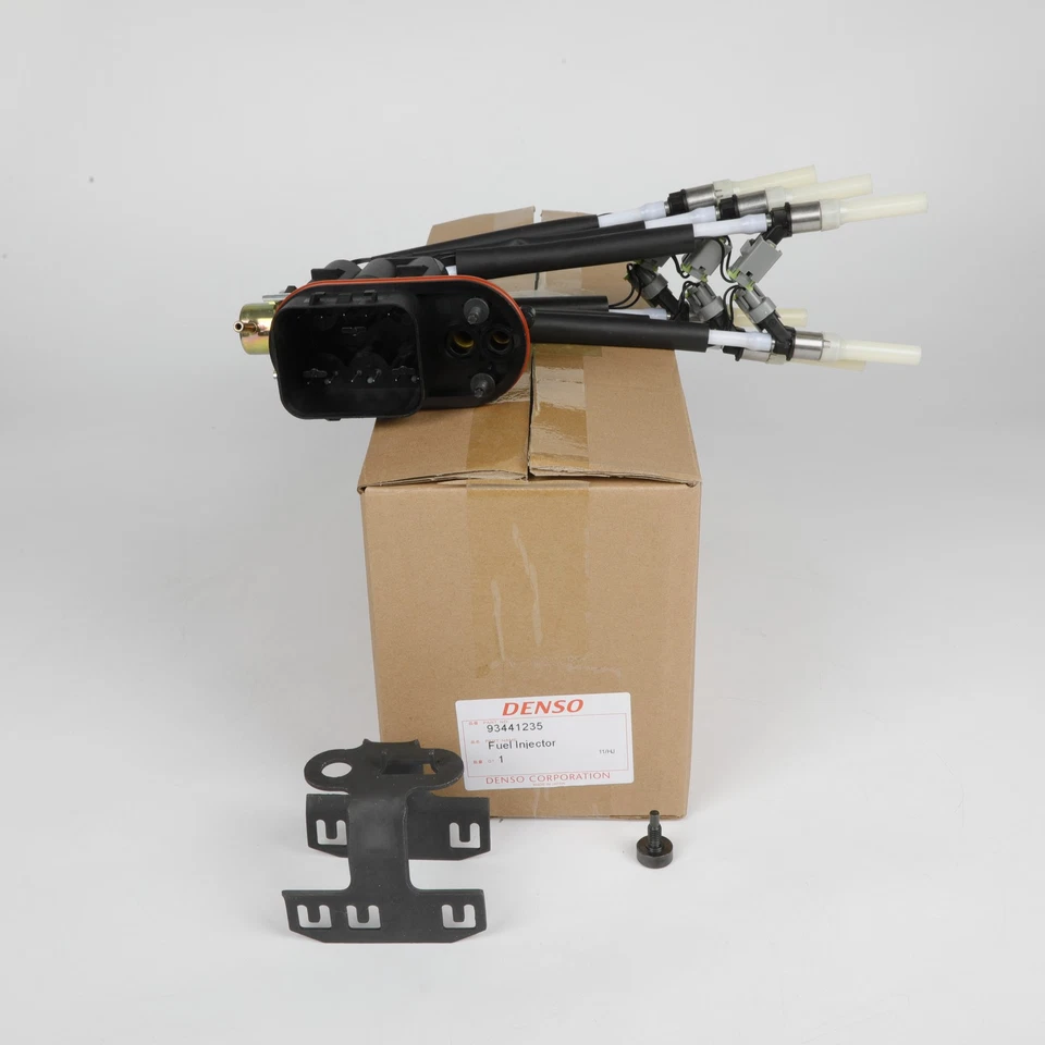 For Chevy Silverado GMC Sierra 4.3L Fuel Injector Assembly w/ Fuel Return Line Foto 2 de 4