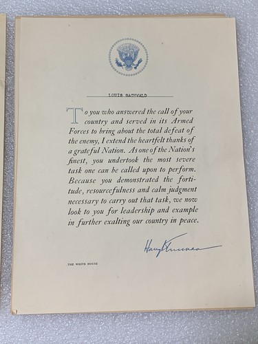 WWII Separation Papers for US Army Sergeant POW - Picture 3 of 17