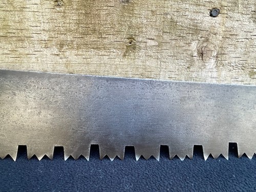 Vintage Brittain Large 2 Man Tree Saw Lumberjack Logging Saw Wall Art Farm Tool - Picture 17 of 20