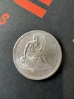 Vintage Seated Liberty 1 Troy oz .999 Fine Silver Round Ounce (B)