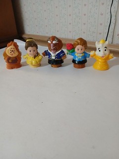 Fisher Price Little People BEAUTY AND THE BEAST Toy Lot Figure Set BELLE LUMIERE
